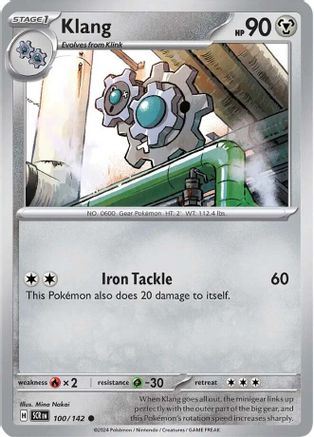 Klang (100/142) Reverse Holofoil [SV07: Stellar Crown]