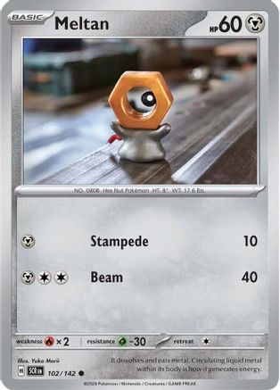 Meltan (102/142)  [SV07: Stellar Crown]