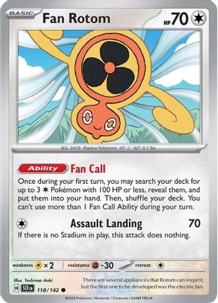 Fan Rotom (118/142)  [SV07: Stellar Crown]