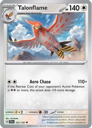 Talonflame (123/142)  [SV07: Stellar Crown]