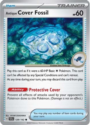 Antique Cover Fossil (129/142)  [SV07: Stellar Crown]