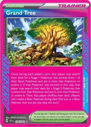 Grand Tree (136/142) Holofoil [SV07: Stellar Crown]
