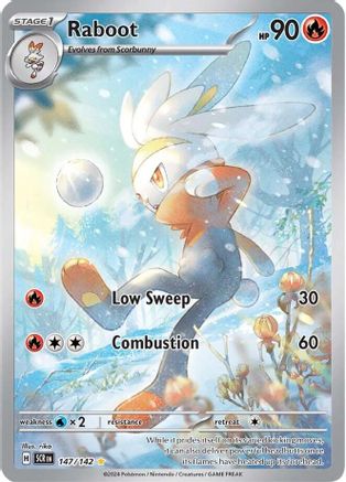 Raboot (147/142) Holofoil [SV07: Stellar Crown]