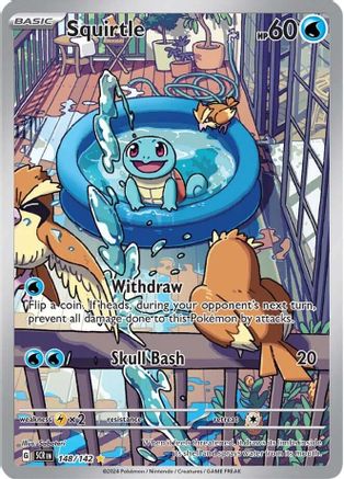 Squirtle (148/142) Holofoil [SV07: Stellar Crown]