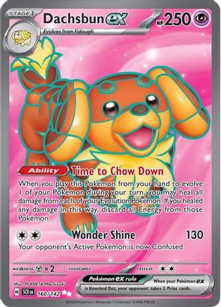 Dachsbun ex (160/142) Holofoil [SV07: Stellar Crown]