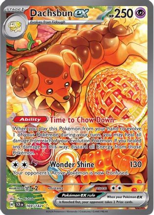 Dachsbun ex (169/142) Holofoil [SV07: Stellar Crown]