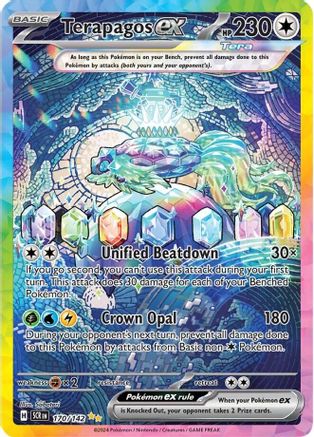 Terapagos ex (170/142) Holofoil [SV07: Stellar Crown]