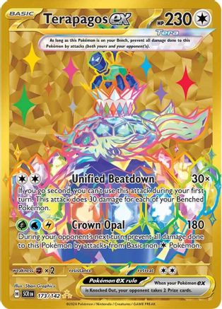 Terapagos ex (173/142) Holofoil [SV07: Stellar Crown]