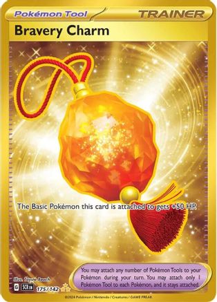 Bravery Charm (175/142) Holofoil [SV07: Stellar Crown]