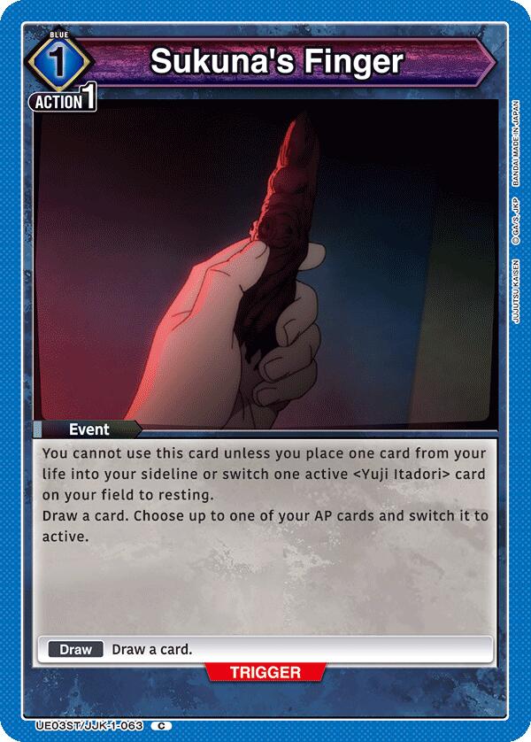 Sukuna's Finger [UE03ST - UE03ST/JJK-1-063]