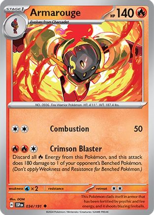 Armarouge (34/191)  [SV08: Surging Sparks]