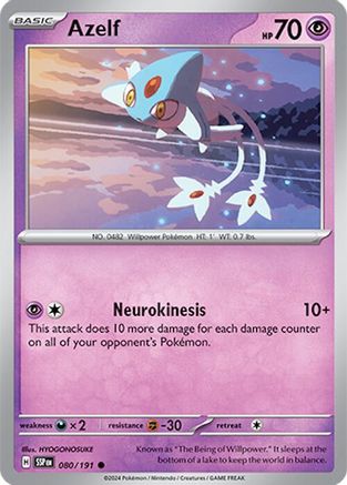 Azelf (80/191)  [SV08: Surging Sparks]