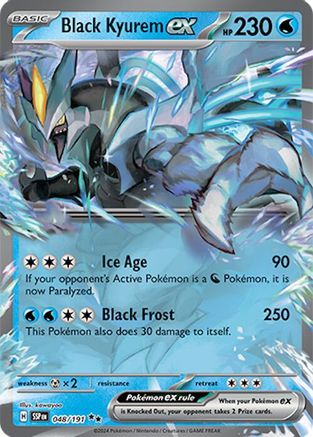 Black Kyurem ex (48/191) Holofoil [SV08: Surging Sparks]