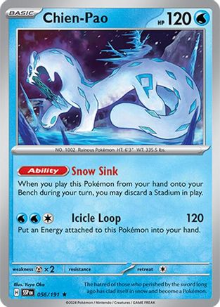 Chien-Pao (56/191) Holofoil [SV08: Surging Sparks]