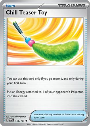 Chill Teaser Toy (166/191) Reverse Holofoil [SV08: Surging Sparks]