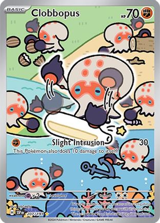 Clobbopus (207/191) Holofoil [SV08: Surging Sparks]