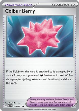 Colbur Berry (168/191) Reverse Holofoil [SV08: Surging Sparks]