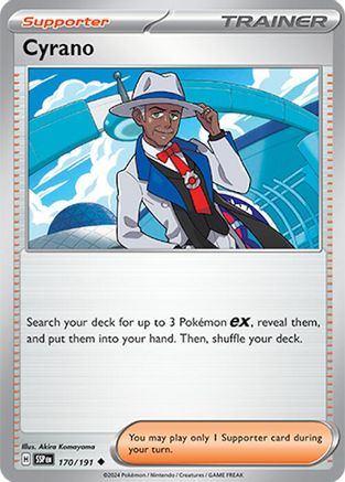 Cyrano (170/191) Reverse Holofoil [SV08: Surging Sparks]
