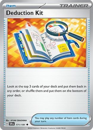 Deduction Kit (171/191) Reverse Holofoil [SV08: Surging Sparks]