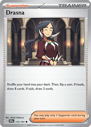 Drasna (173/191) Reverse Holofoil [SV08: Surging Sparks]