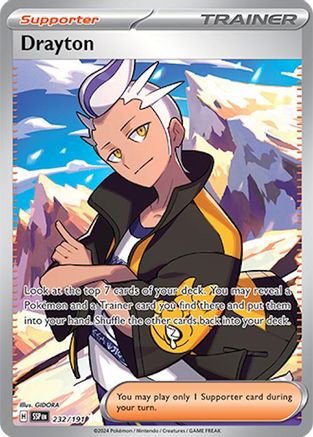 Drayton (232/191) Holofoil [SV08: Surging Sparks]