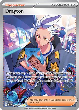 Drayton (244/191) Holofoil [SV08: Surging Sparks]