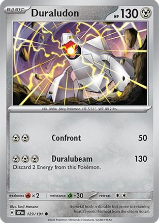 Duraludon (129/191) Reverse Holofoil [SV08: Surging Sparks]