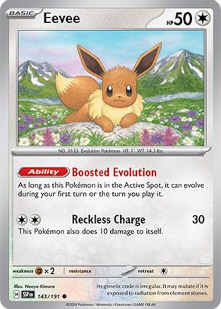 Eevee (143/191)  [SV08: Surging Sparks]