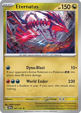 Eternatus (141/191) Holofoil [SV08: Surging Sparks]