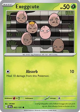 Exeggcute (2/191)  [SV08: Surging Sparks]
