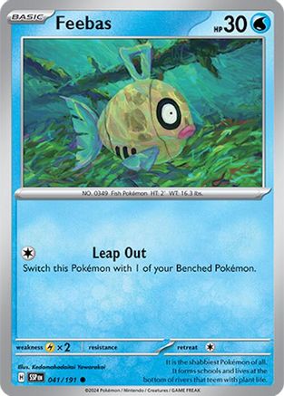 Feebas (41/191) Reverse Holofoil [SV08: Surging Sparks]
