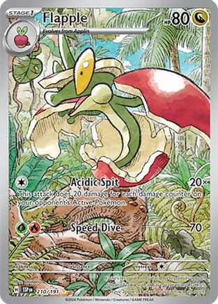 Flapple (210/191) Holofoil [SV08: Surging Sparks]