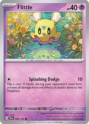 Flittle (94/191) Reverse Holofoil [SV08: Surging Sparks]