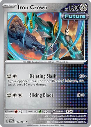 Iron Crown (132/191) Holofoil [SV08: Surging Sparks]