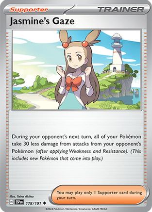 Jasmine's Gaze (178/191) Reverse Holofoil [SV08: Surging Sparks]