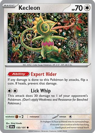 Kecleon (150/191) Reverse Holofoil [SV08: Surging Sparks]
