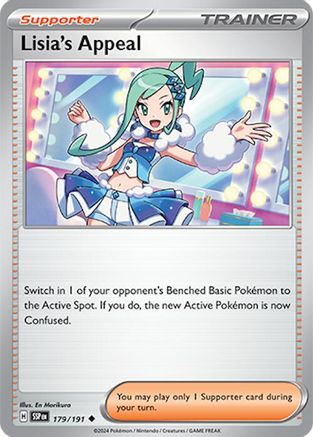 Lisia's Appeal (179/191) Reverse Holofoil [SV08: Surging Sparks]