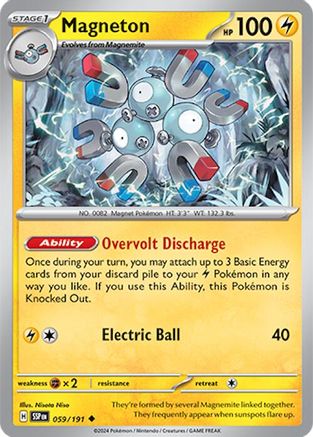 Magneton (59/191) Reverse Holofoil [SV08: Surging Sparks]