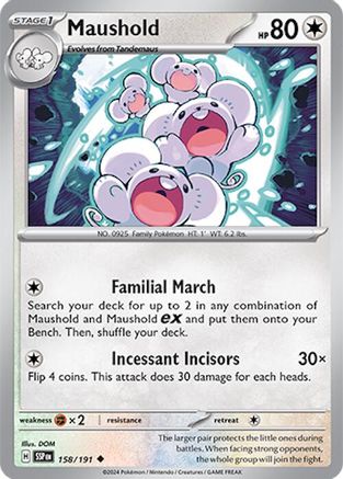 Maushold (158/191)  [SV08: Surging Sparks]
