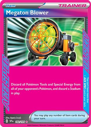 Megaton Blower (182/191) Holofoil [SV08: Surging Sparks]