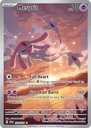 Mesprit (204/191) Holofoil [SV08: Surging Sparks]