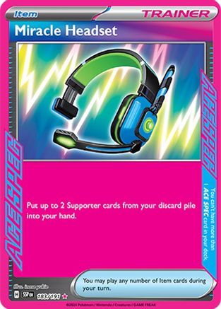 Miracle Headset (183/191) Holofoil [SV08: Surging Sparks]