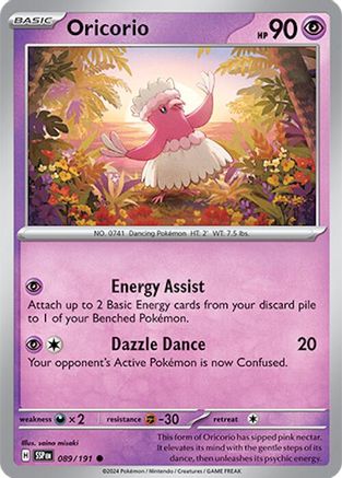 Oricorio (89/191)  [SV08: Surging Sparks]