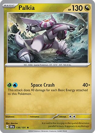 Palkia (136/191) Reverse Holofoil [SV08: Surging Sparks]