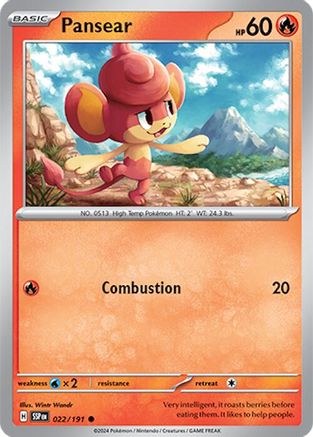 Pansear (22/191)  [SV08: Surging Sparks]