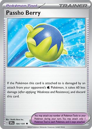 Passho Berry (184/191) Reverse Holofoil [SV08: Surging Sparks]