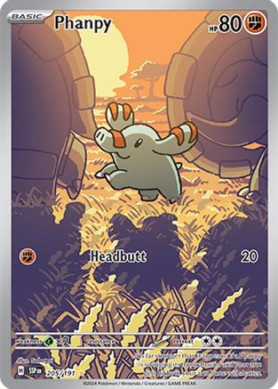 Phanpy (205/191) Holofoil [SV08: Surging Sparks]