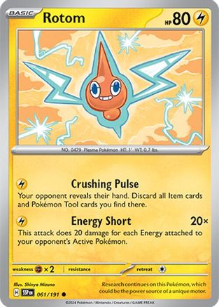 Rotom (61/191)  [SV08: Surging Sparks]