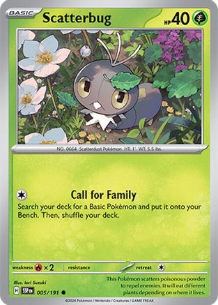 Scatterbug (5/191)  [SV08: Surging Sparks]
