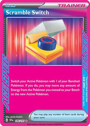 Scramble Switch (186/191) Holofoil [SV08: Surging Sparks]